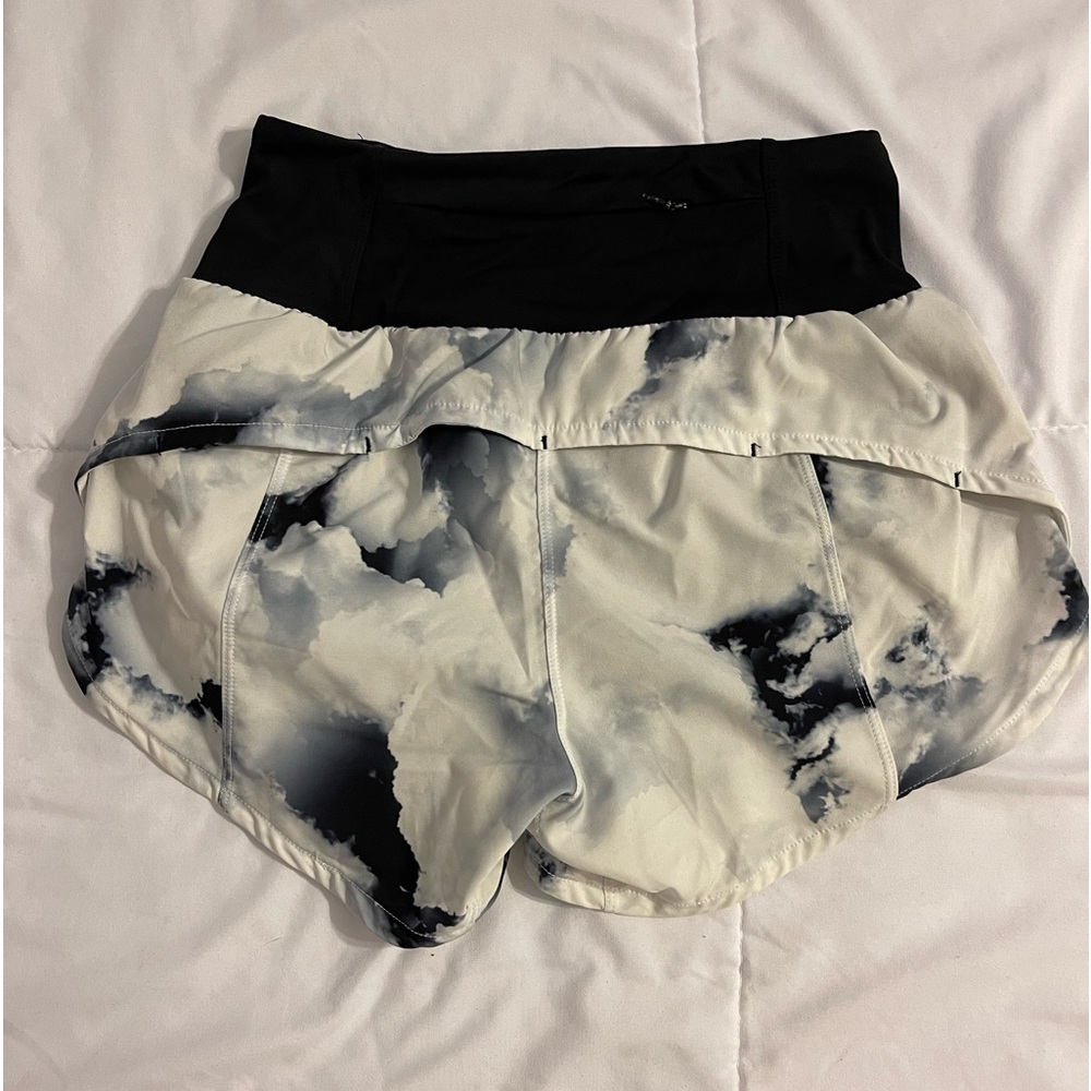 Sport shorts with built in underwear.